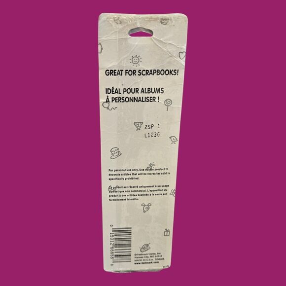 1995 Hallmark Vintage Sealed Stickers Patchwork Valentine Hearts Friends Hottie - Picture 6 of 9